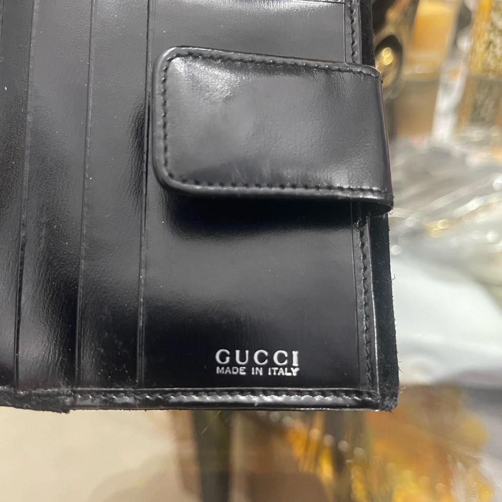 Gucci Black Suede Wallet - Picture 4 of 7